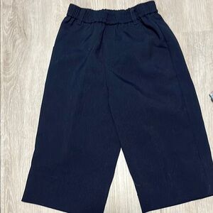 Newberry Black Formal Wide-Leg Cropped Pants 3T
